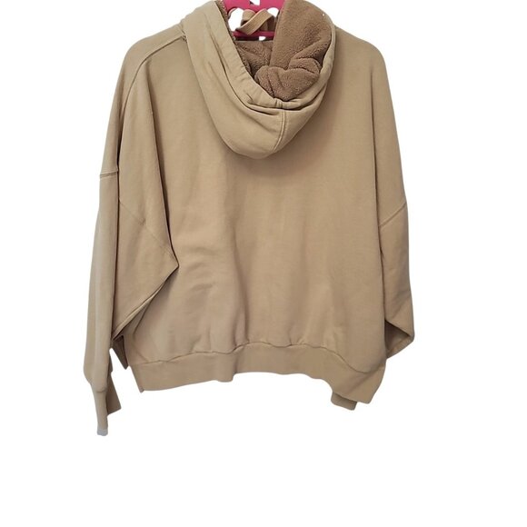 American Eagle Women Pullover S Big Hugs Keep Smiling Graphic Oversized Hoodie - Picture 2 of 14